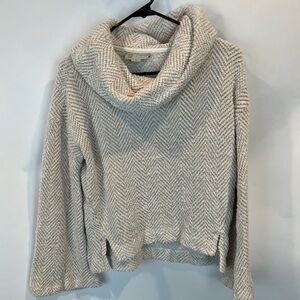 Anthropologie Saturday Sunday Spacedye Cowl Neck Pullover shirt